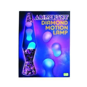RETRO LAVA LAMP AMETHYST WORLD DIAMOND