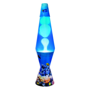 RETRO LAVA LAMP AQUA WORLD DIAMOND