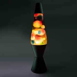 RETRO LAVA LAMP BLACK MOTION DIAMOND CLASSlC SHAPE GRAFITTI