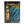 RETRO LAVA LAMP BLACK MOTION ROCKET YELLOW LAVA BLUE