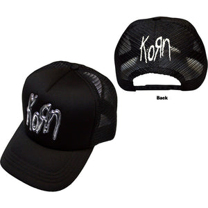 KORN MESH BACK CAP: SONIC SILVER LOGO (BACK PRINT)