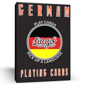 LEARN GERMAN PLAYING CARDS