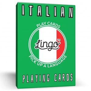 LEARN ITALIAN PLAYING CARDS