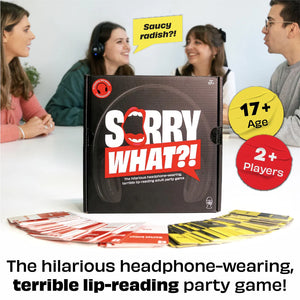 SORRY WHAT BAD LIP READING PARTY GAME