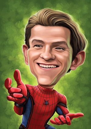 SPIDERMAN TOM HOLLAND SOUND BIRTHDAY CARD