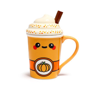 PUMPKIN SPICED LATTE 3D MUG WITH LID