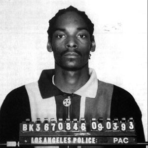 SNOOP DOGG MUSHOT PRINT (12X12) BOARD/ BAGGED