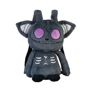 GUS FINK'S GREY SKELLBO GOOLI PLUSH BACKPACK