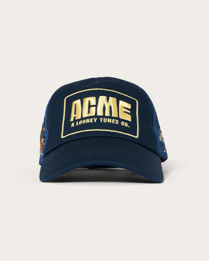 ACME LOONEY TUNES RETRO TRUCKER CAP EMBROIDERED