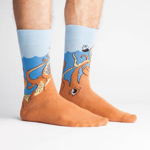 SQUID MENS CREW SOCK SIZE 7-13