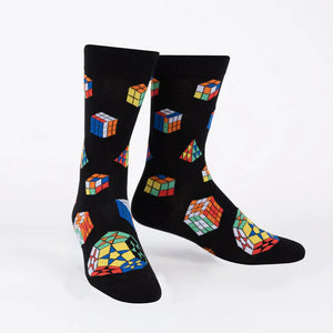 PUZZLE MENS CREW SOCK SIZE 7-13