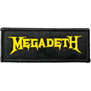 MEGADETH STANDARD PATCH: YELLOW LOGO