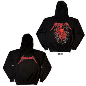 METALLICA SKULL RED HOODIE