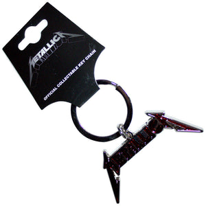 METALLICA RED LOGO KEYRING
