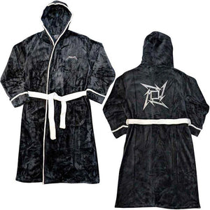 METALLICA UNISEX BATHROBE: LOAD/RELOAD STAR DRESSING GOWN