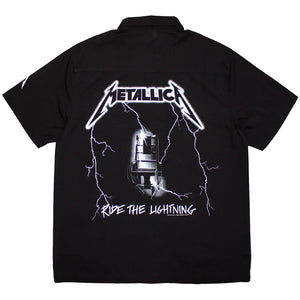 METALLICA COLLARED SHIRT RIDE THE LIGHTNING