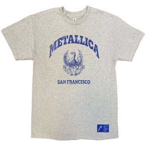 METALLICA COLLEGE CREST TEE