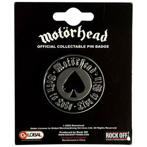MOTORHEAD BADGE BORN TO LOSE