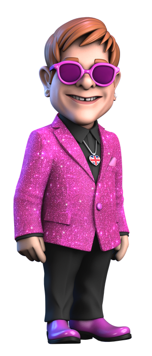 ELTON JOHN MINIX FIGURINE