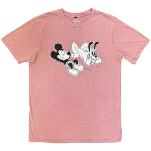 MICKEY AND PLUTO RETRO TEE KASHMIR  RED