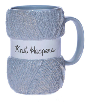 KNIT HAPPENS KNITTING MUG -