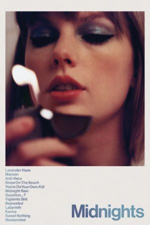 TAYLOR SWIFT MIDNIGHTS ALBUM COVER POSTER 20