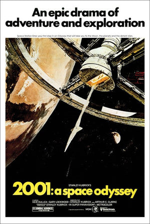SPACE ODYSSEY 2001 RETRO MOVIE POSTER 239