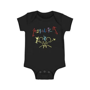 METALLICA CRAYON BABY ROMPER 12-18MTHS