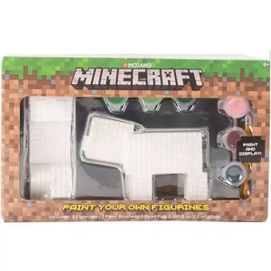 MINECRAFT PAINT YOUR OWN CREEPER AND PIG FIGURINE ART SET