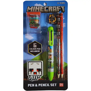 MINECRAFT PEN AND PENCIL SET | STATIONERY