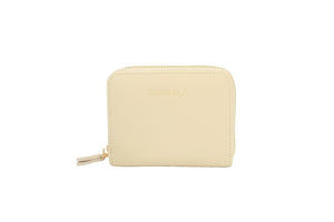 WALLET MISSION BAY CREAM VEGAN LEATHER