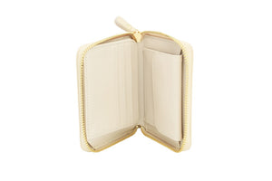 WALLET MISSION BAY CREAM VEGAN LEATHER