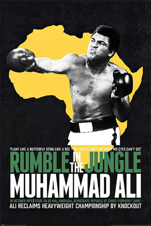 MUHAMMAD ALI RUMBLE IN THE JUNGLE POSTER 516