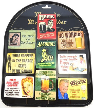 ASSORTED ALCOHOL FRIDGE MAGNETS