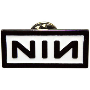 NINE INCH NAILS LOGO NIN ENAMEL BADGE