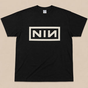 NINE INCH NAILS CLASSIC LOGO BLACK TEE
