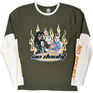 NO DOUBT LAYERED LONGSLEEVED TEE