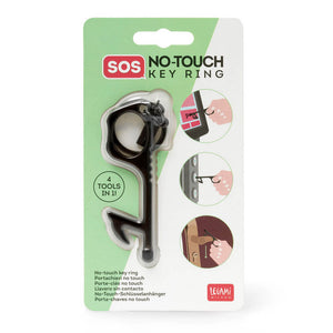 NO TOUCH HYGIENE KEYCHAIN (SCREEN STYLUS, BUTTON PUSHER, DOORHANDLE HOOK)