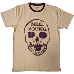 NEIL YOUNG RINGER HITCHHIKER NATURAL TEE
