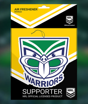 WARRIORS LOGO AIR FRESHENER RUGBY LEAGUE