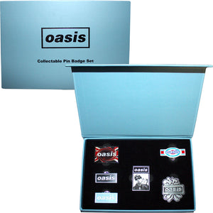 OASIS DELUXE PIN BADGE SET COLLECTABLE