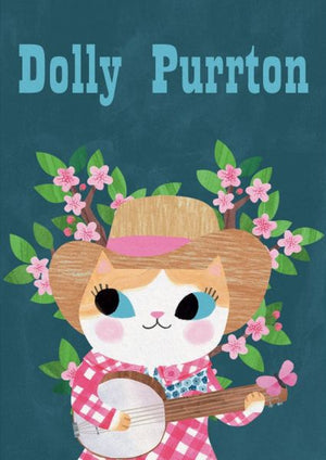 DOLLY PURRTON CARD