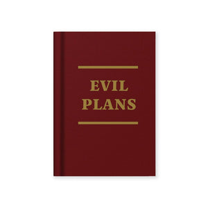 JOURNAL | EVIL PLANS MINI BOOK