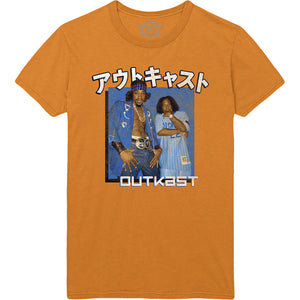 OUTKAST ORANGE BLUE BOX TEE