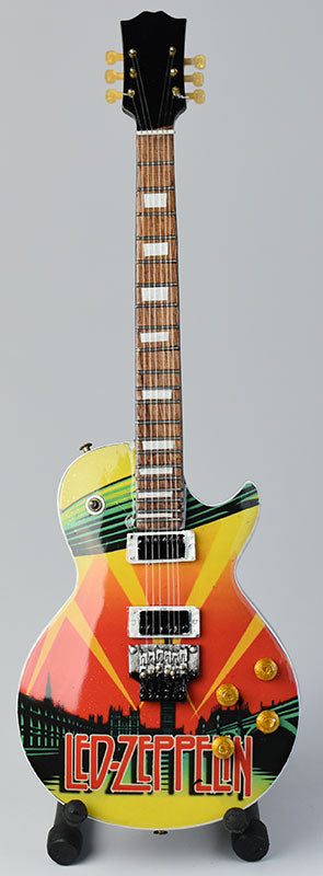 LED ZEPPELIN MINIATURE GUITAR FIGURINE CELEBRATION DAY