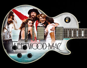 FLEETWOOD MAC MINIATURE GUITAR FIGURINE (GROUP)