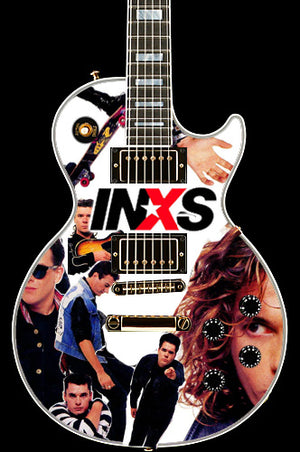 INXS MINIATURE GUITAR FIGURINE