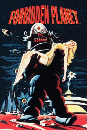 FORBIDDEN PLANET RETRO MOVIE POSTER 35