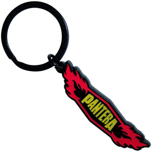 PANTERA FLAMES KEY CHAIN