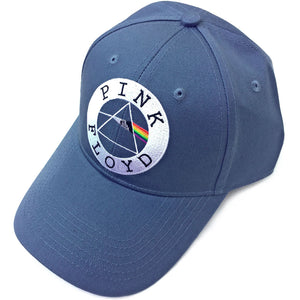 PINK FLOYD BASEBALL CAP: CIRCLE LOGO BLUE